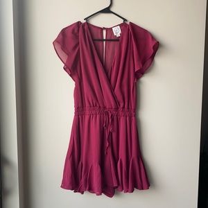 Cinched Waist Flowy Romper - Wedding Guest, Graduation, Vacation, Going Out